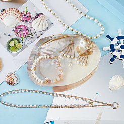 Natural Shell Jewelry Plates&nbsp;DJEW-WH0058-08