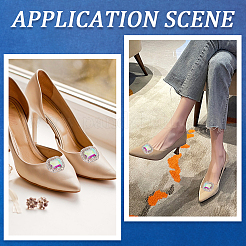 2Pcs Alloy Shoe Shoe Clips&nbsp;FIND-GF0006-07A