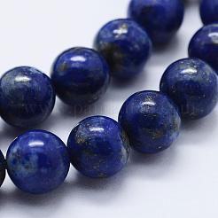 Natural Lapis Lazuli Beads Strands&nbsp;G-E465-8mm-01