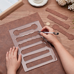 Transparent Acrylic Templates&nbsp;DIY-WH0580-20