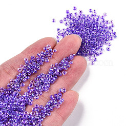 8/0 Transparent Colours Rainbows Glass Seed Beads&nbsp;SEED-R051-08B-01