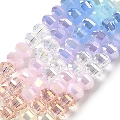 Electroplate Glass Beads Strands&nbsp;EGLA-G039-09A-05