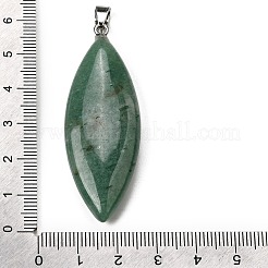 Natural Green Aventurine Big Pendants&nbsp;G-F820-06O