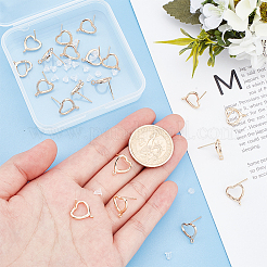 Brass Stud Earring Findings&nbsp;FIND-BC0003-69