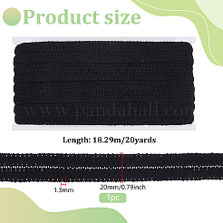 Braided Cotton Lace Ribbons&nbsp;SRIB-WH0011-152B
