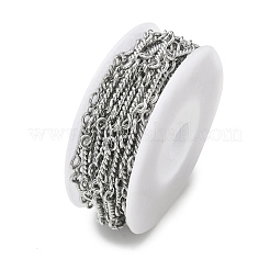 304 Stainless Steel Twist Bar Link Chains&nbsp;CHS-G050-05P