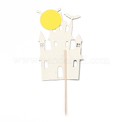 Felt Cloth & Paper Castle Cake Insert Card Decoration&nbsp;DIY-H108-40