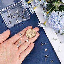 20Pcs Brass Stud Earring Findings&nbsp;KK-BBC0021-69B