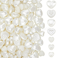 210Pcs 7 Styles ABS Imitation Pearl Beads&nbsp;OACR-PA0001-56