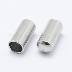 Tarnish Resistant 304 Stainless Steel Cord End Caps&nbsp;STAS-K152-03C
