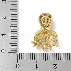 Rack Plating Brass Micro Pave Cubic Zirconia Pendants&nbsp;KK-G515-44A-G