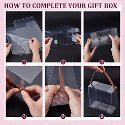 Transparent Plastic Bag Gift Packaging&nbsp;CON-WH0085-104B