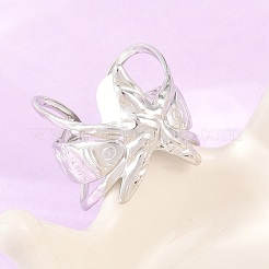 304 Stainless Steel Cuff Open Rings for Women&nbsp;RJEW-A102-02P