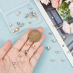 40Pcs 4 Style Brass Beads&nbsp;KK-CN0002-46