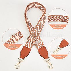 Stripe Pattern Adjustable Cotton Bag Strap&nbsp;AJEW-WH0254-63A