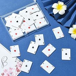 24Pcs 4 Styles Resin Pendants&nbsp;RESI-SC0036-43