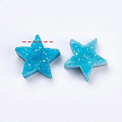 Natural Druzy Quartz Crystal Beads&nbsp;G-E400-02-A01