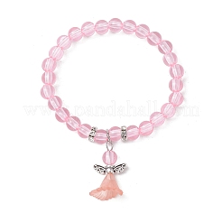 Transparent Plastic Beaded Stretch Bracelets for Children&nbsp;BJEW-JB11507