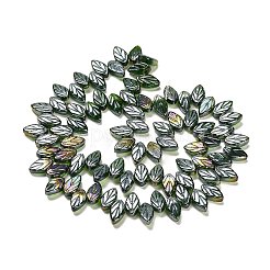 Electroplate Glass Beads Strands&nbsp;EGLA-B004-02A-AB04