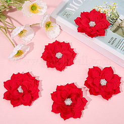 Polyester & Rhinestones Ornament Accessories&nbsp;DIY-WH20063-015B