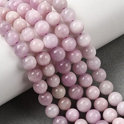 Round Natural Kunzite Beads Strands&nbsp;G-K068-28-6mm