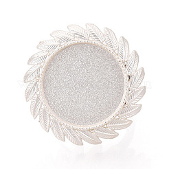 Adjustable Alloy & Iron Bezel Cup Ring Base with Rotatable Tray&nbsp;MAK-T012-11S