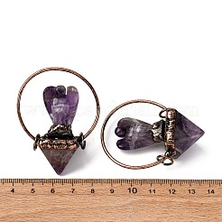 Natural Mixed Stone Pyramid Angel Big Pendants&nbsp;G-B150-03R
