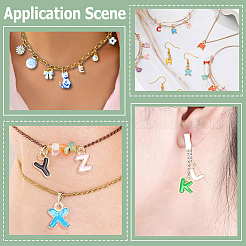 180Pcs Alloy Pendants&nbsp;ENAM-SC0007-45