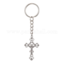 Tibetan Style Alloy Keychain&nbsp;KEYC-JKC00555-01