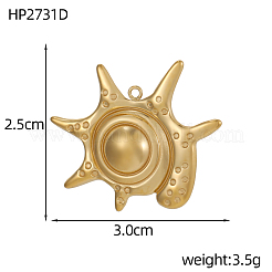304 Stainless Steel Pendants&nbsp;SA-OY002-41G