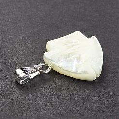 Natural Trochid Shell/Trochus Shell Pendants&nbsp;SSHEL-K027-10