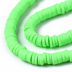 Handmade Polymer Clay Beads Strands&nbsp;CLAY-R089-6mm-131