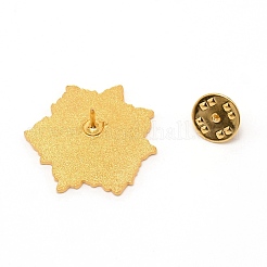 Leaf-shaped with Astronaut Cartoon Enamel Pin&nbsp;LS-JEWB-TAC0002-29