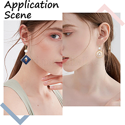 300Pcs Brass Earring Wire&nbsp;KK-SC0004-84G