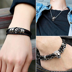 10Pcs Halloween 316 Surgical Stainless Steel Beads&nbsp;STAS-ME0002-89