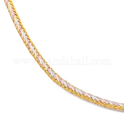 Braided Polycotton Cord Necklaces Making&nbsp;MAK-F038-B14-G