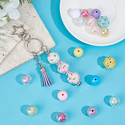 5Pcs 5 Colors Handmade Polymer Clay Beads&nbsp;CLAY-PA0001-48