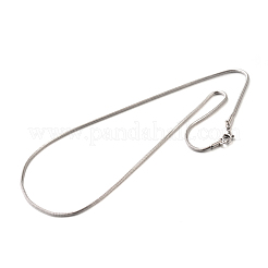 Tarnish Resistant 304 Stainless Steel Snake Chain Necklaces&nbsp;STAS-M174-005P-2.0