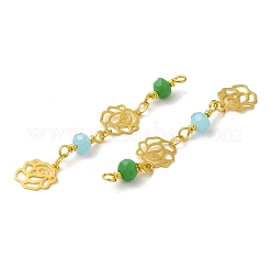 Glass Beaded Pendants&nbsp;KK-P242-18G-02