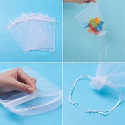 Organza Gift Bags with Drawstring&nbsp;OP-R016-17x23cm-04