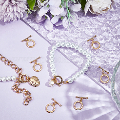 15Pcs Brass Toggle Clasps&nbsp;KK-BBC0023-28