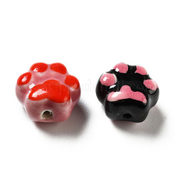 Handmade Printed Porcelain Beads&nbsp;PORC-F005-02