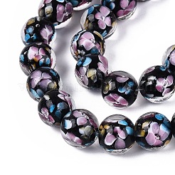 Handmade Lampwork Beads Strands&nbsp;LAMP-Q041-08A