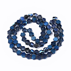 Electroplate Glass Beads Strands&nbsp;EGLA-S194-06A