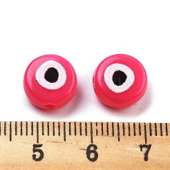 Opaque Printed Acrylic Beads&nbsp;OACR-G038-04C