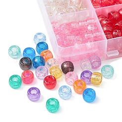 450Pcs 15Colors Transparent Plastic Beads&nbsp;KY-YW0001-49