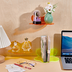 Transparent Acrylic Wall-mounted Storage Rack&nbsp;HJEW-WH0036-161