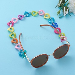 Personalized Aluminium & Acrylic Chain Necklaces&nbsp;NJEW-JN02880