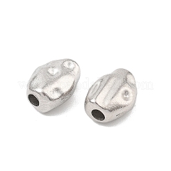 Hammered 304 Stainless Steel Beads&nbsp;STAS-B127-01P-05