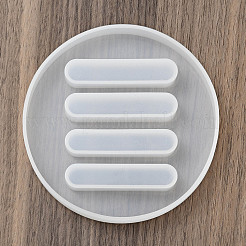 DIY Flat Round Coaster Display Stand Silicone Molds&nbsp;DIY-E052-02